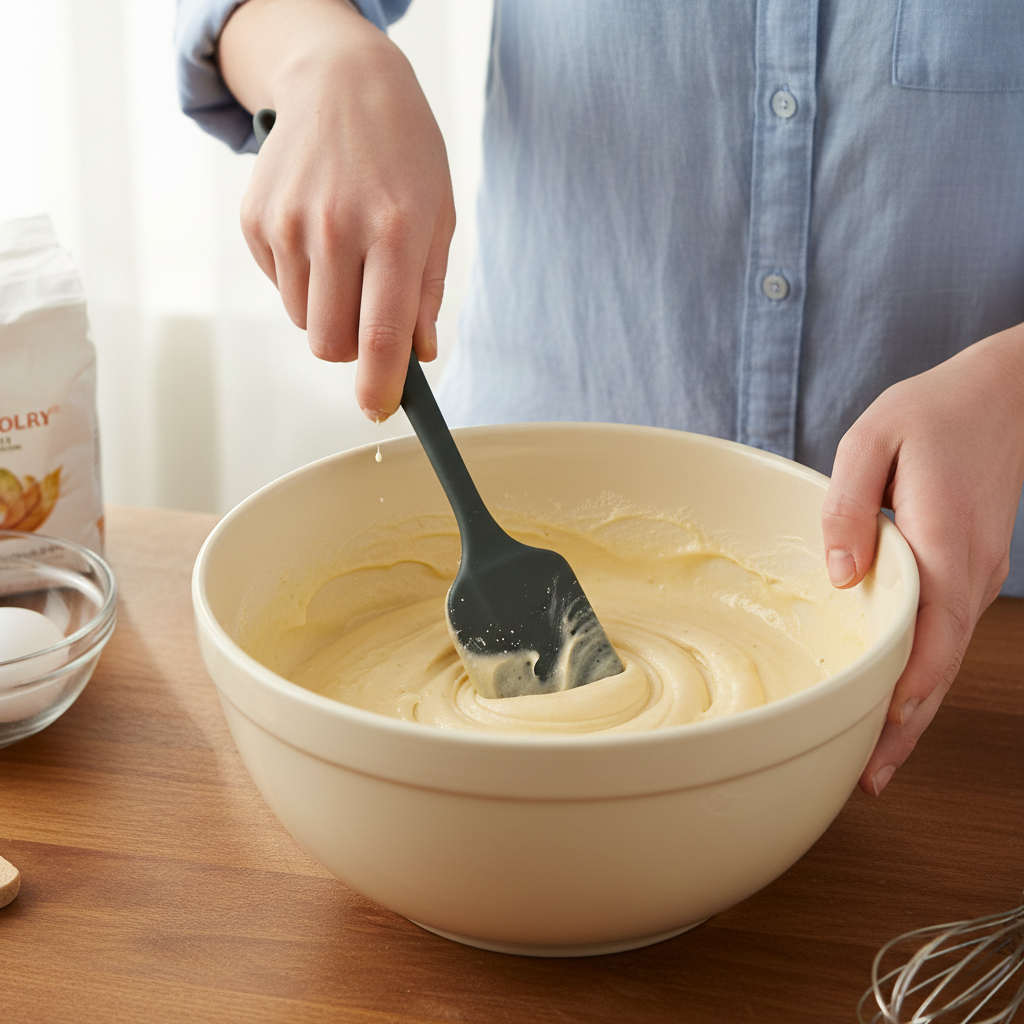 Heat Resistant Non Stick Flexible Turner for Mixing, Spreading and Scraping