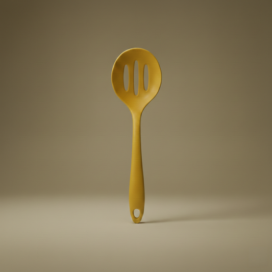 BPA- Free Silicone Slotted Spoon - For Frying & Draining
