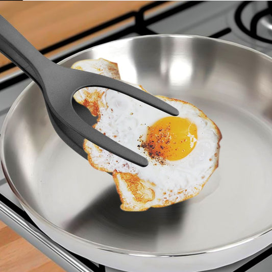 2-in-1 Nylon Egg & Steak Spatula - Heat Resistant Non-Stick Turner