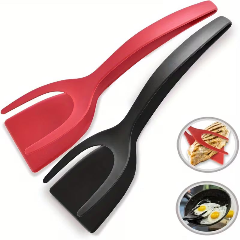 2-in-1 Nylon Egg & Steak Spatula - Heat Resistant Non-Stick Turner