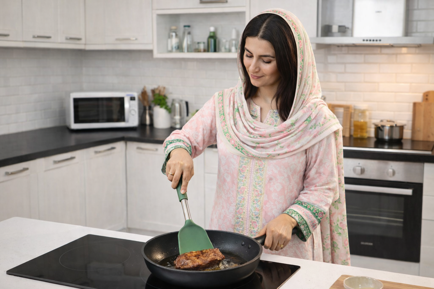 Silicone Turner Spatula for Frying and Cooking