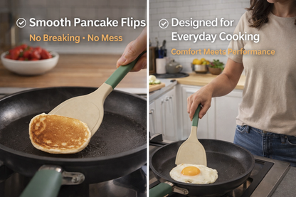 Premium Quality Silicone Spatula Turner Heat Resistant Non-Stick Cooking Turner