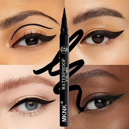 MNKNK Waterproof Liquid Eyeliner Pen - 24H Long Lasting, Smudge Proof, Quick Dry