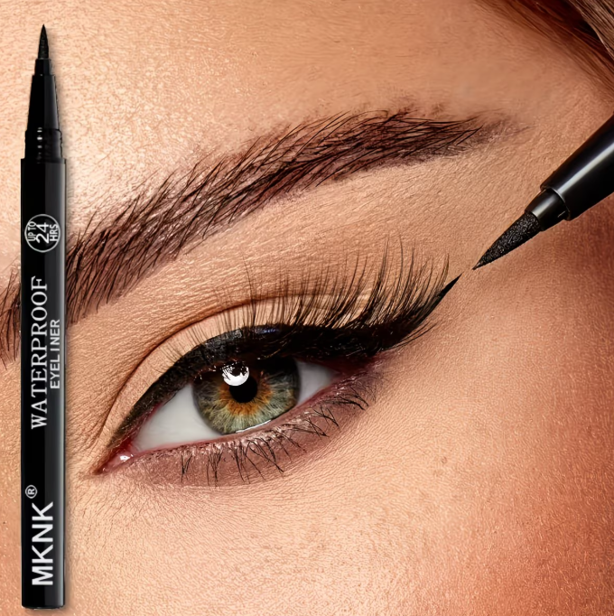 MNKNK Waterproof Liquid Eyeliner Pen - 24H Long Lasting, Smudge Proof, Quick Dry