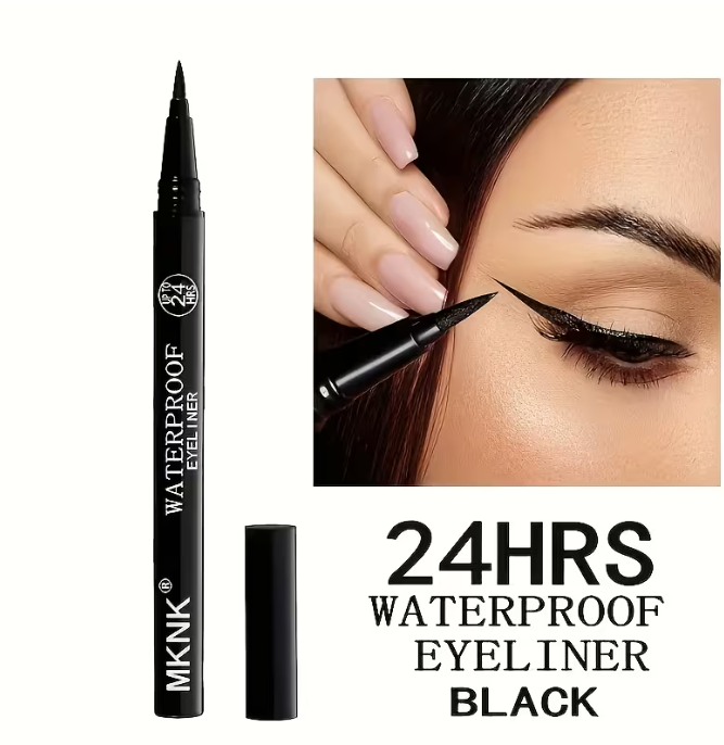 MNKNK Waterproof Liquid Eyeliner Pen - 24H Long Lasting, Smudge Proof, Quick Dry