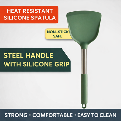 Silicone Turner Spatula for Frying and Cooking