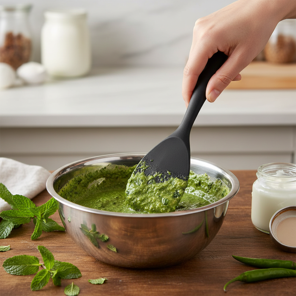 Silicone Rice Spoon Heat Resistant Non-Stick Rice Paddle Cooking Spatula Kitchen Utensil