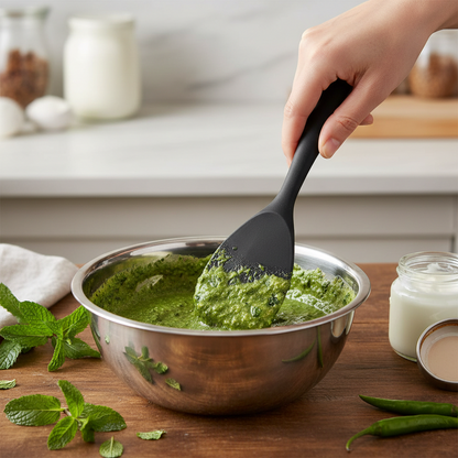 Silicone Rice Spoon Heat Resistant Non-Stick Rice Paddle Cooking Spatula Kitchen Utensil