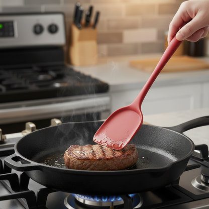 Silicone Egg Spatula Non Stick Heat Resistant Meat Turner