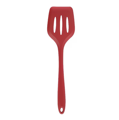 Premium Heat-Resistant Silicone Slotted Turner Spatula