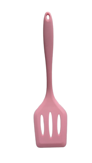Premium Heat-Resistant Silicone Slotted Turner Spatula