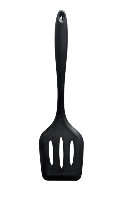 Premium Heat-Resistant Silicone Slotted Turner Spatula