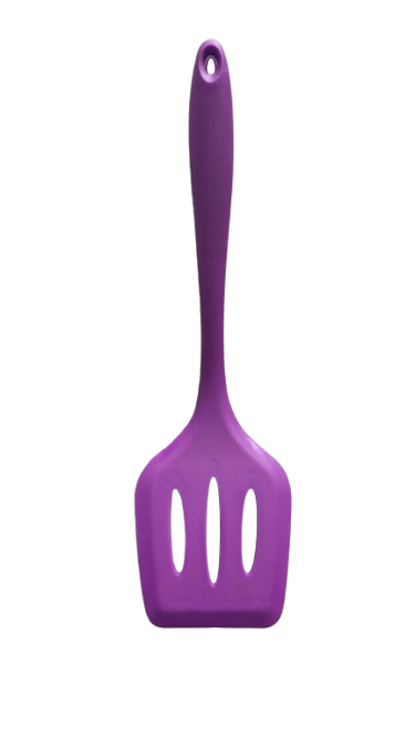 Premium Heat-Resistant Silicone Slotted Turner Spatula