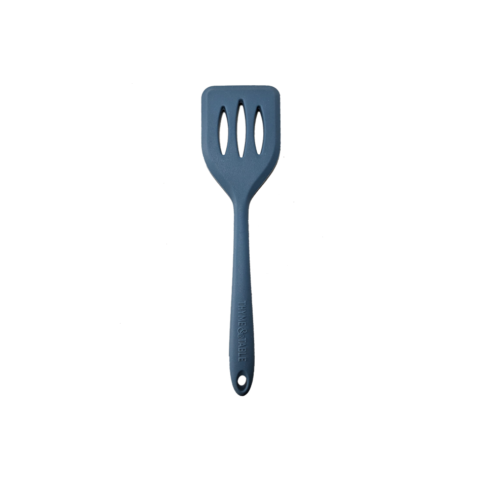 Blue Slotted Spatula Heat-Resistant
