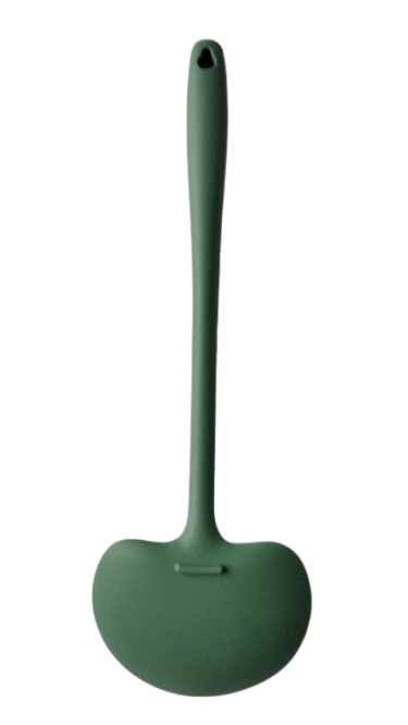 Premium Silicone Mushroom Style Cooking Spoon - 13 Inch BPA Free Kitchen Utensil for Cooking, Mixing & Serving