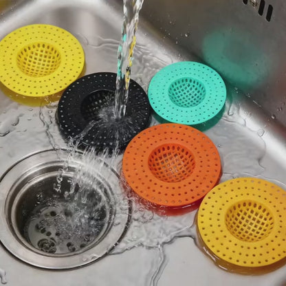 Plastic Kitchen Sink Strainer & Bathroom Hair Catcher