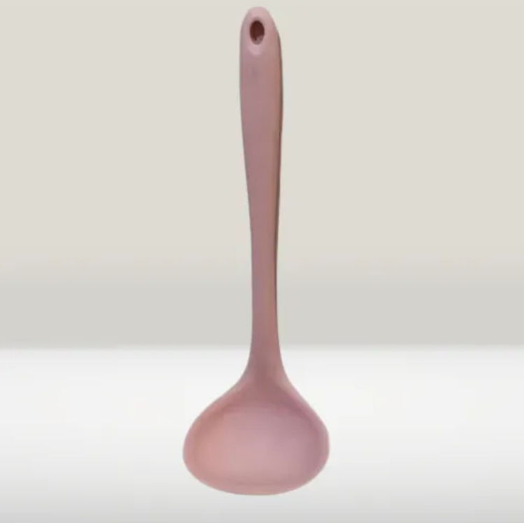 Silicone Spoon, Silicone Deep Soup Spoon, Heat Resistant Non-Stick Cooking Spoon