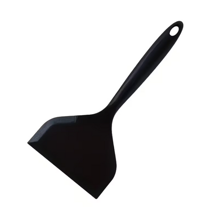 Silicone White Cooking Spatula, Non-Stick, Heat-Resistant, Easy Grip Turner