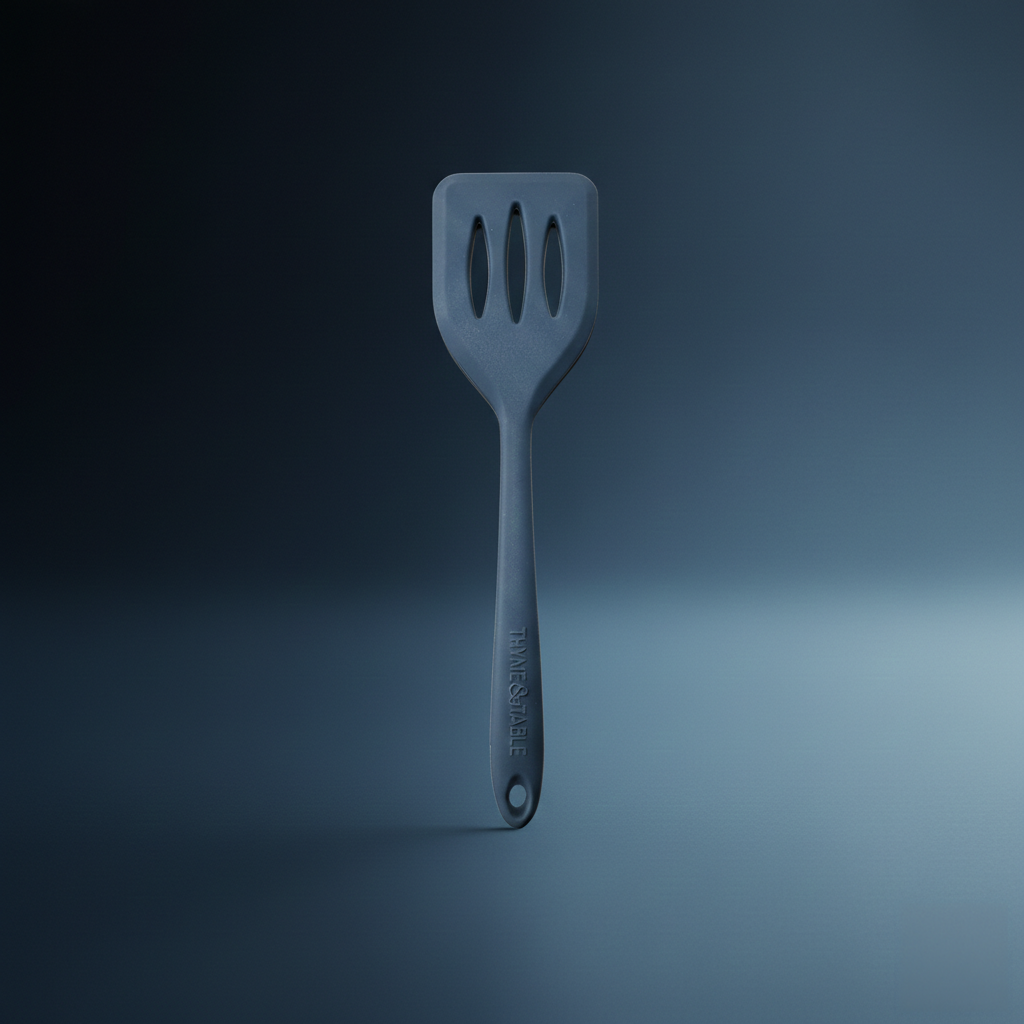 Blue Slotted Spatula Heat-Resistant