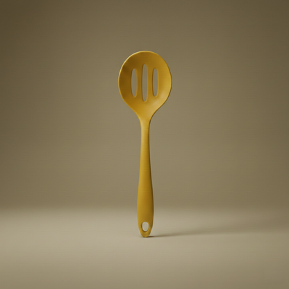 BPA- Free Silicone Slotted Spoon - For Frying & Draining