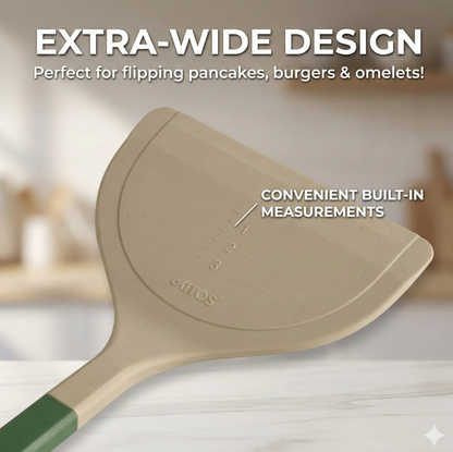 Premium Quality Silicone Spatula Turner Heat Resistant Non-Stick Cooking Turner
